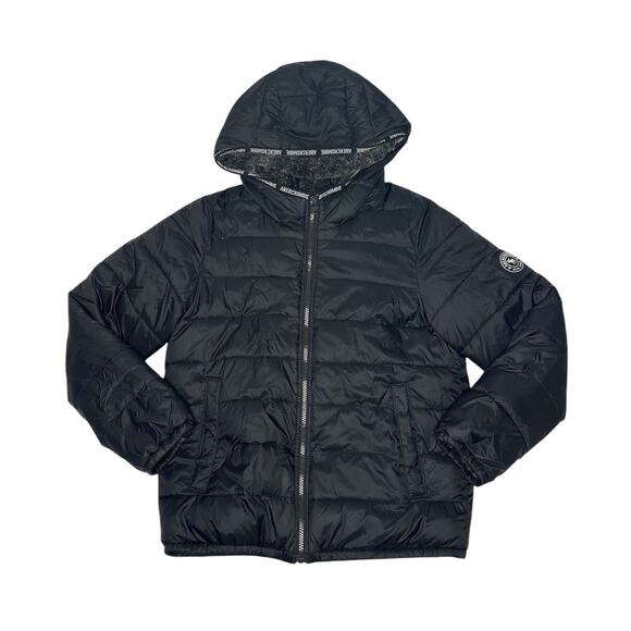 Abercrombie Kids Fleece Lined Puffer Coat Size 11/12